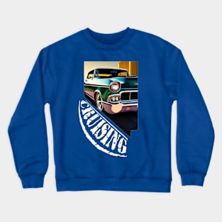 Classic car cruising Crewneck Sweatshirt